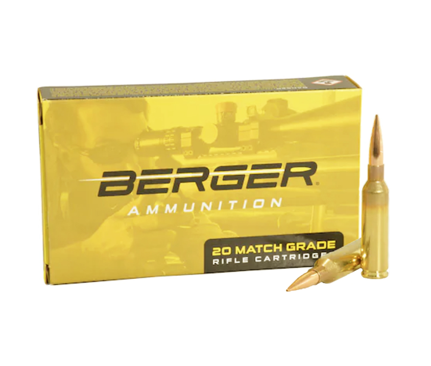 Berger Ammunition: 6.5 Creedmoor 144gr LR Hybrid, 20/Box