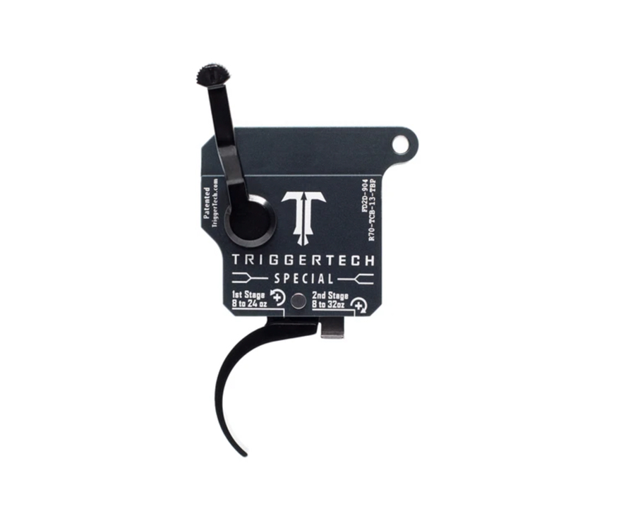 TriggerTech: 2-Stage REM 700 Special Trigger - Bolt Release, Pro Curved/Right