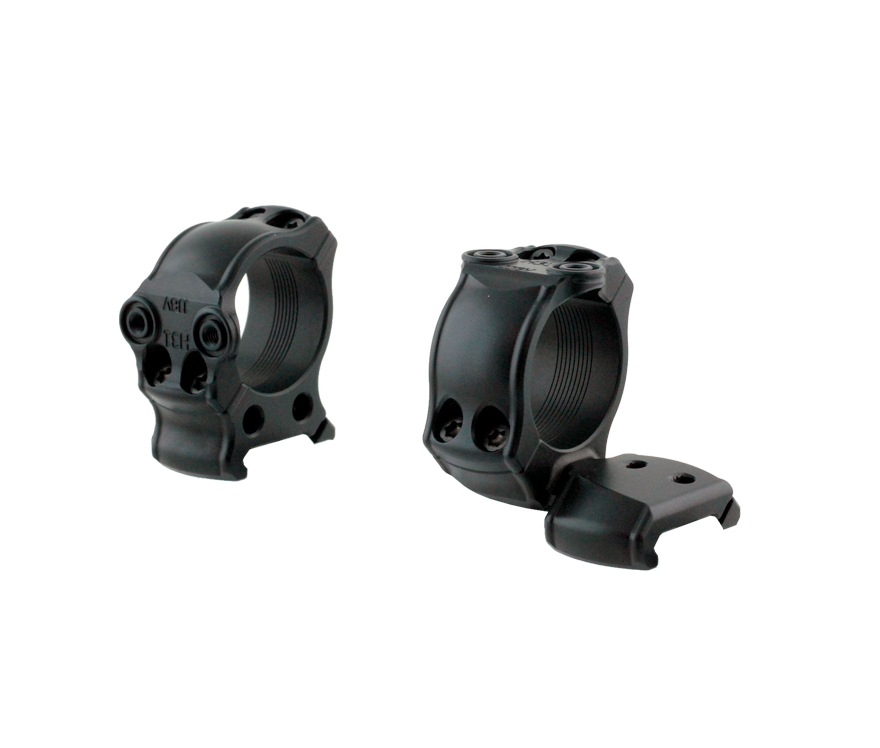 Spuhr HPC30-25D: Picatinny Interface Rings - 30mm, H/1" - Cantilever