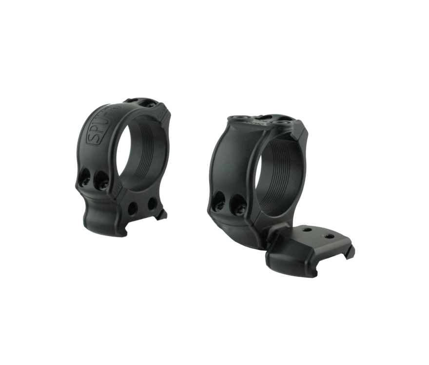 Spuhr HPC40-30: Picatinny Hunting Rings - 34mm, H/1.18" - Cantilever