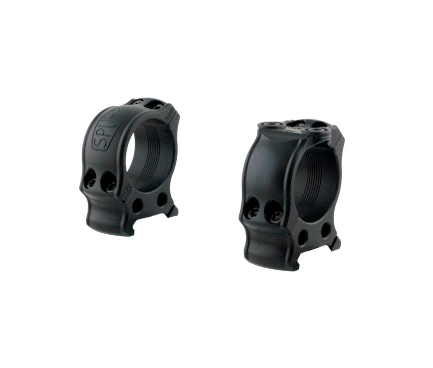 Spuhr HP30-25: Picatinny Hunting Rings - 30mm, H/1"