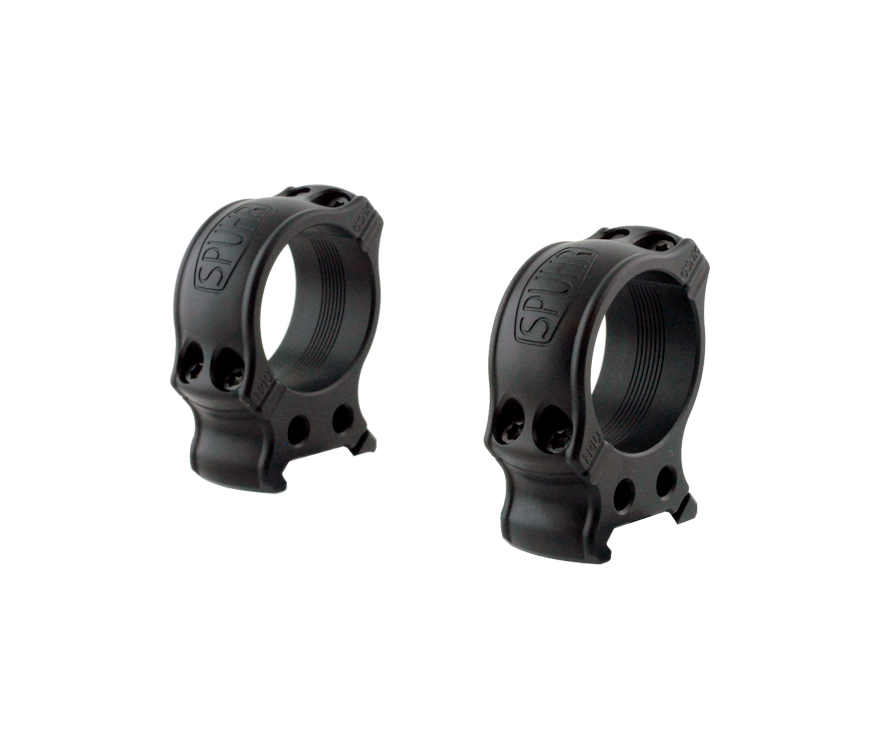 Spuhr HP40-30A: Picatinny Aesthetic Rings - 34mm, H/1.18"