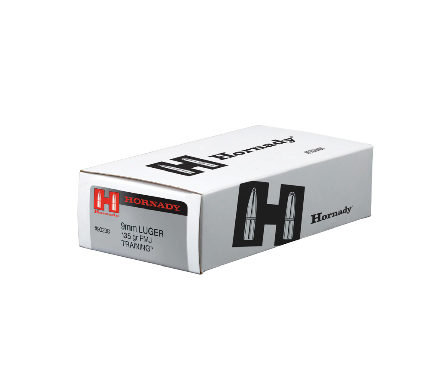 Hornady 90238: 9mm Luger 135 gr FMJ - TAP Training, 50/Box