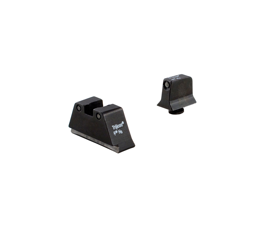Trijicon GL201: Bright & Tough™ Suppressor Sights for GLOCK® - Green/Green Tritium