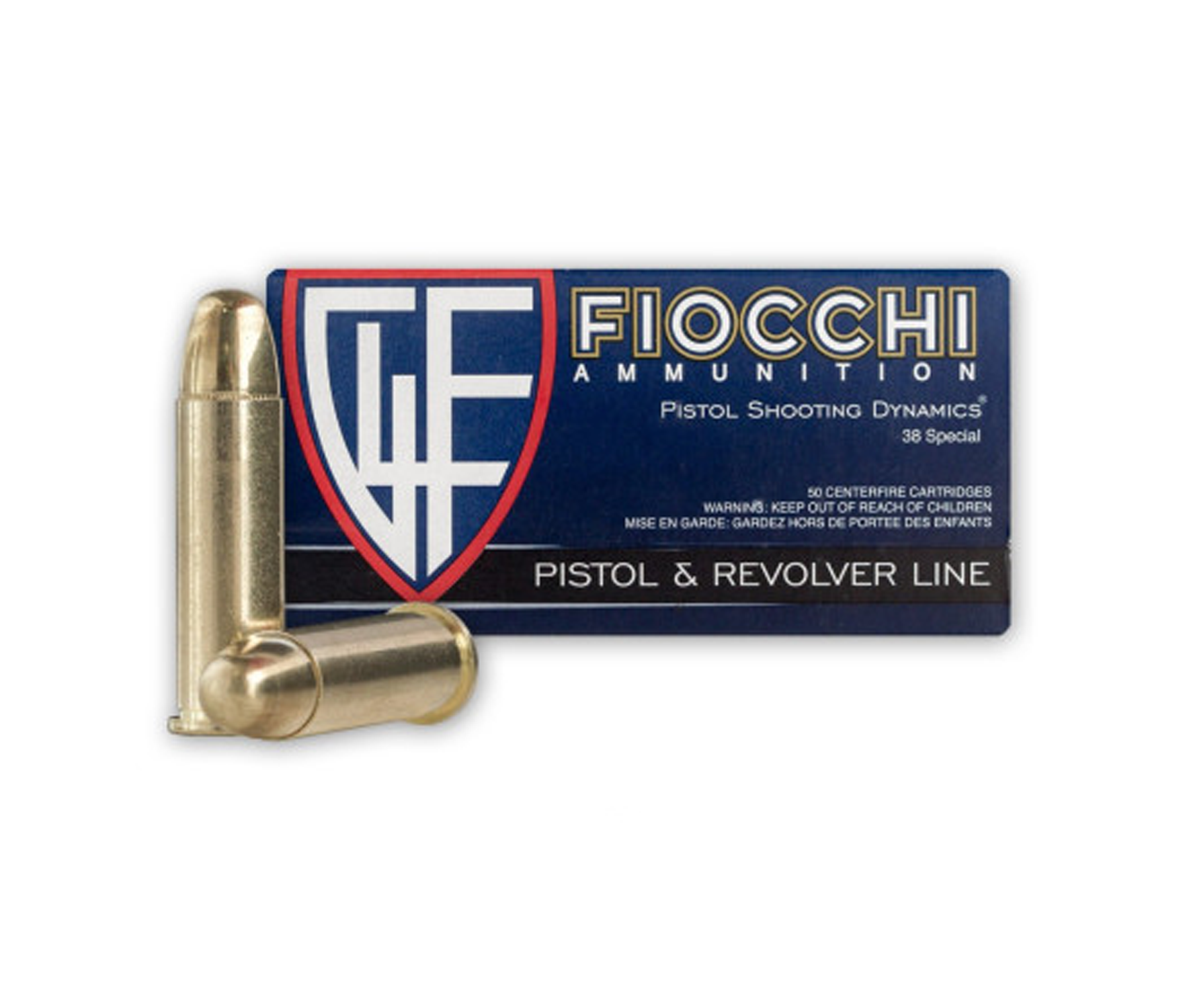 Fiocchi: 38 Special, 130 Gr FMJ, 50/Box