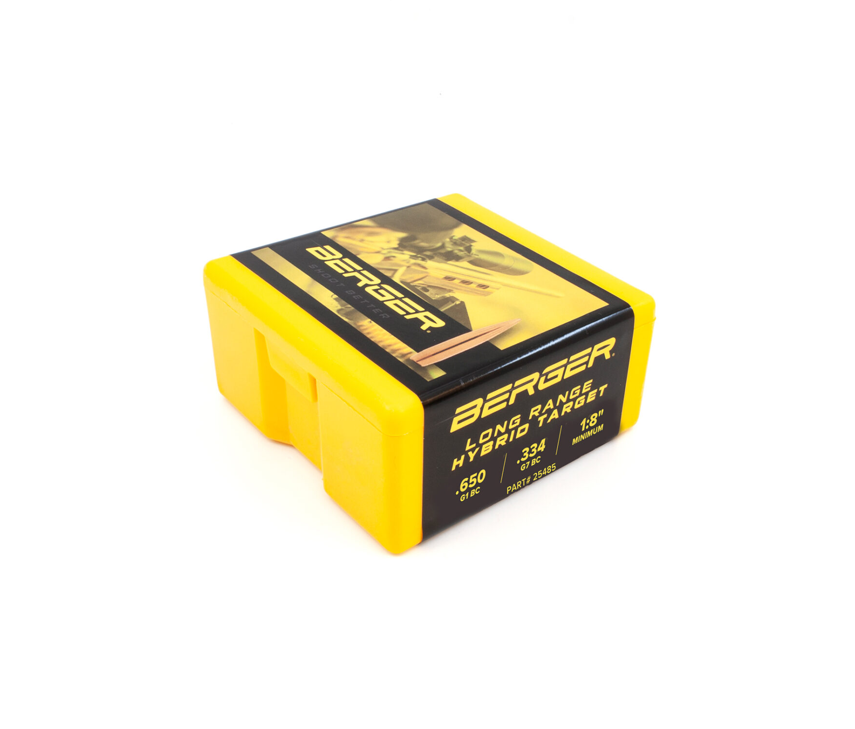 Berger: 25 Cal 135gr LR Hybrid Target, 100/Box