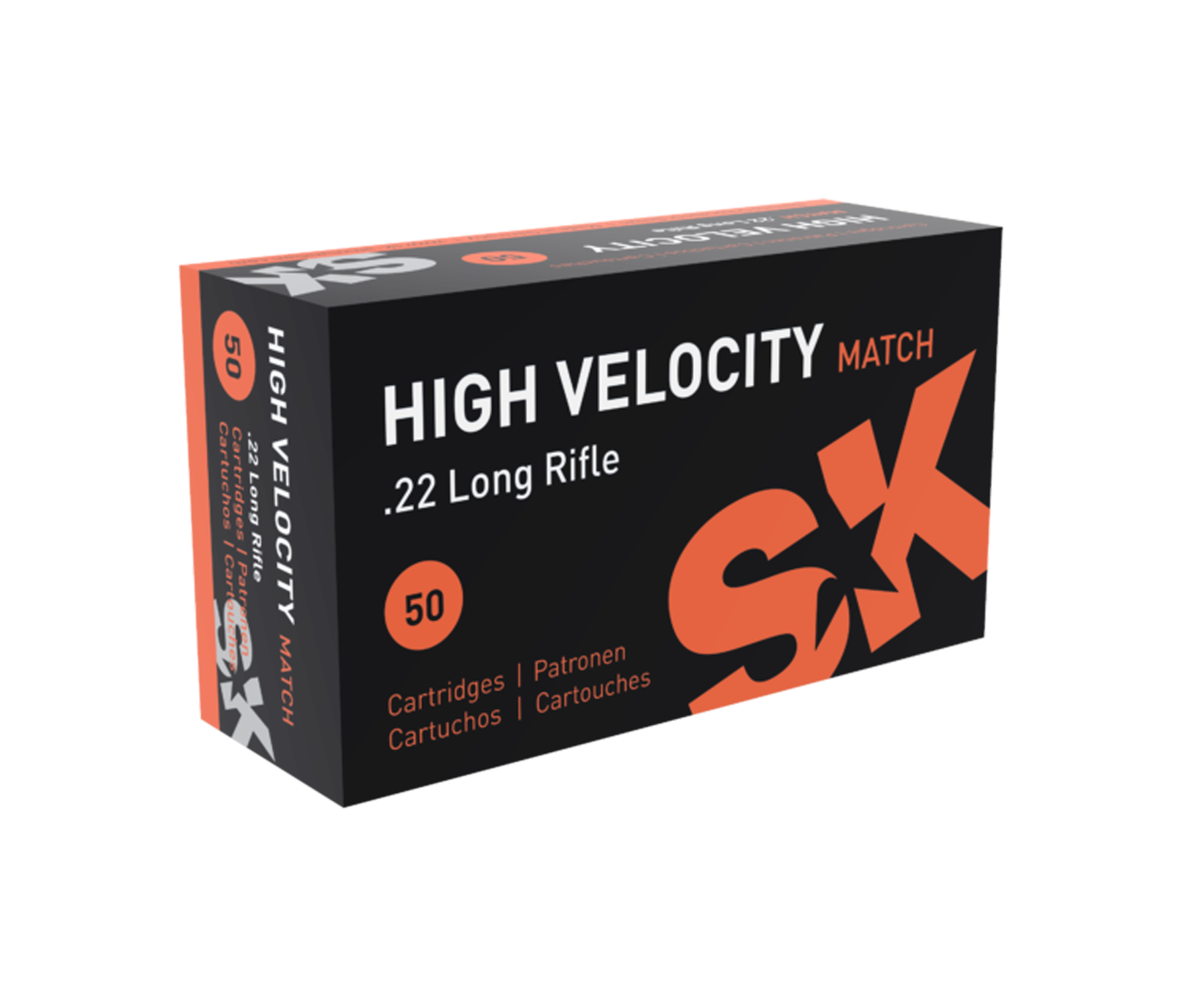 SK Ammo: High Velocity Match .22 40gr, 500 Round Brick