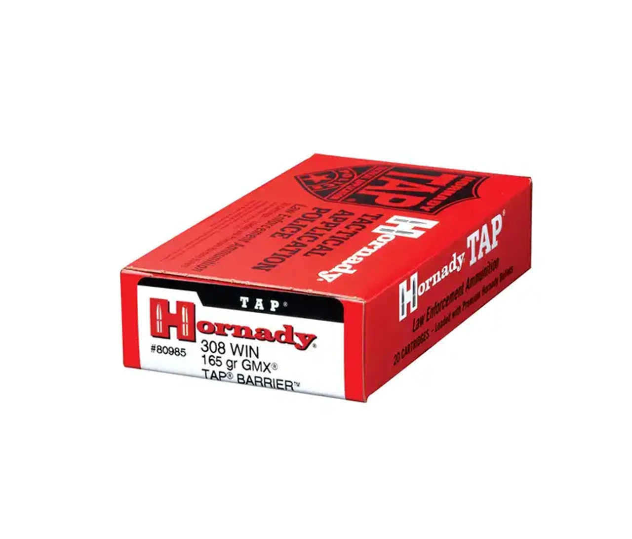 Hornady: TAP® Heavy Barrier™ .308 Winchester, 165gr CX®, 20/Box
