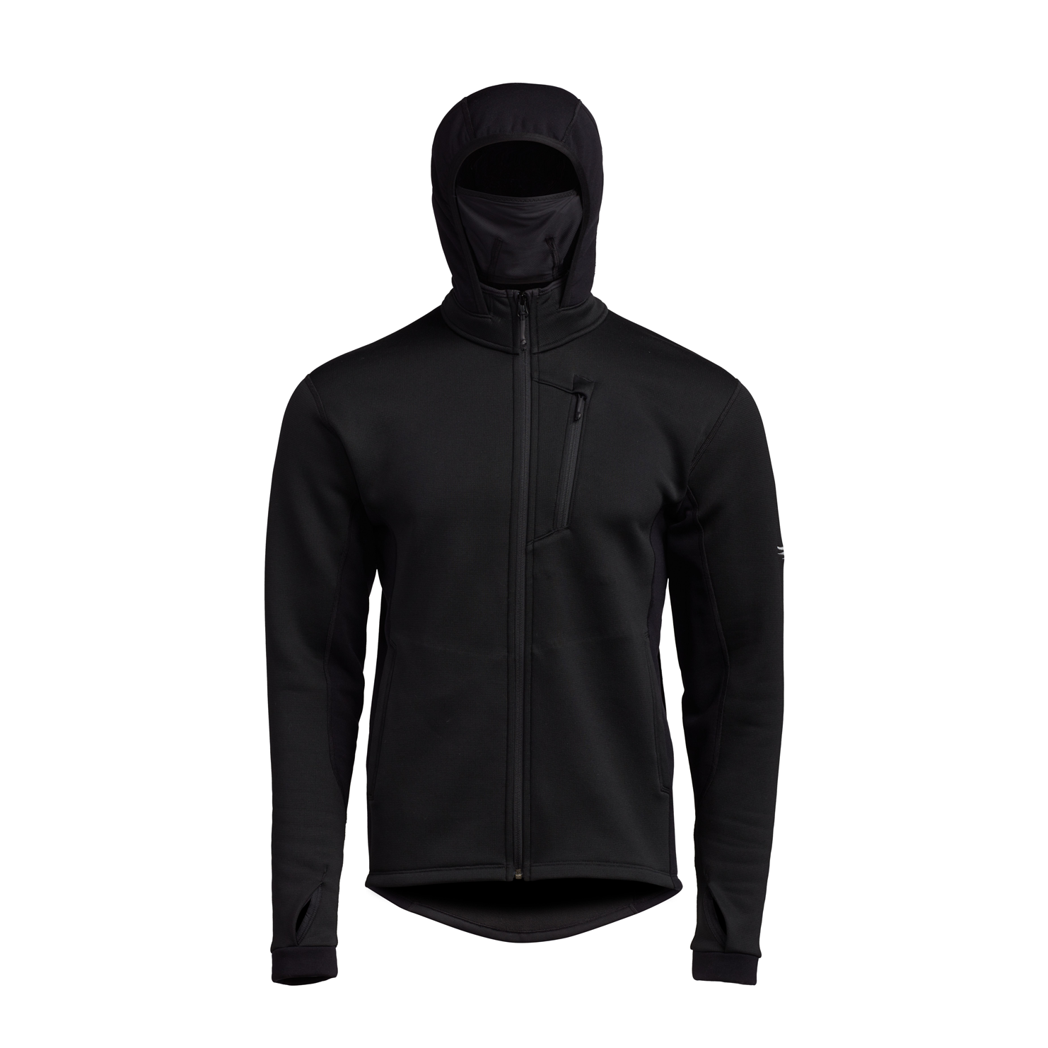 SITKA Arrowhead: Midlayer Hoody - MDW, Black, Medium