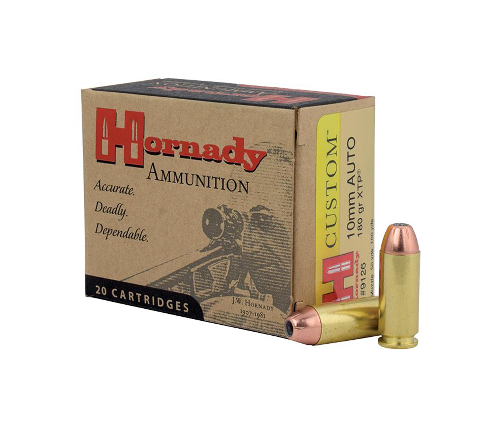 Hornady 9126: 10mm Auto 180 gr XTP