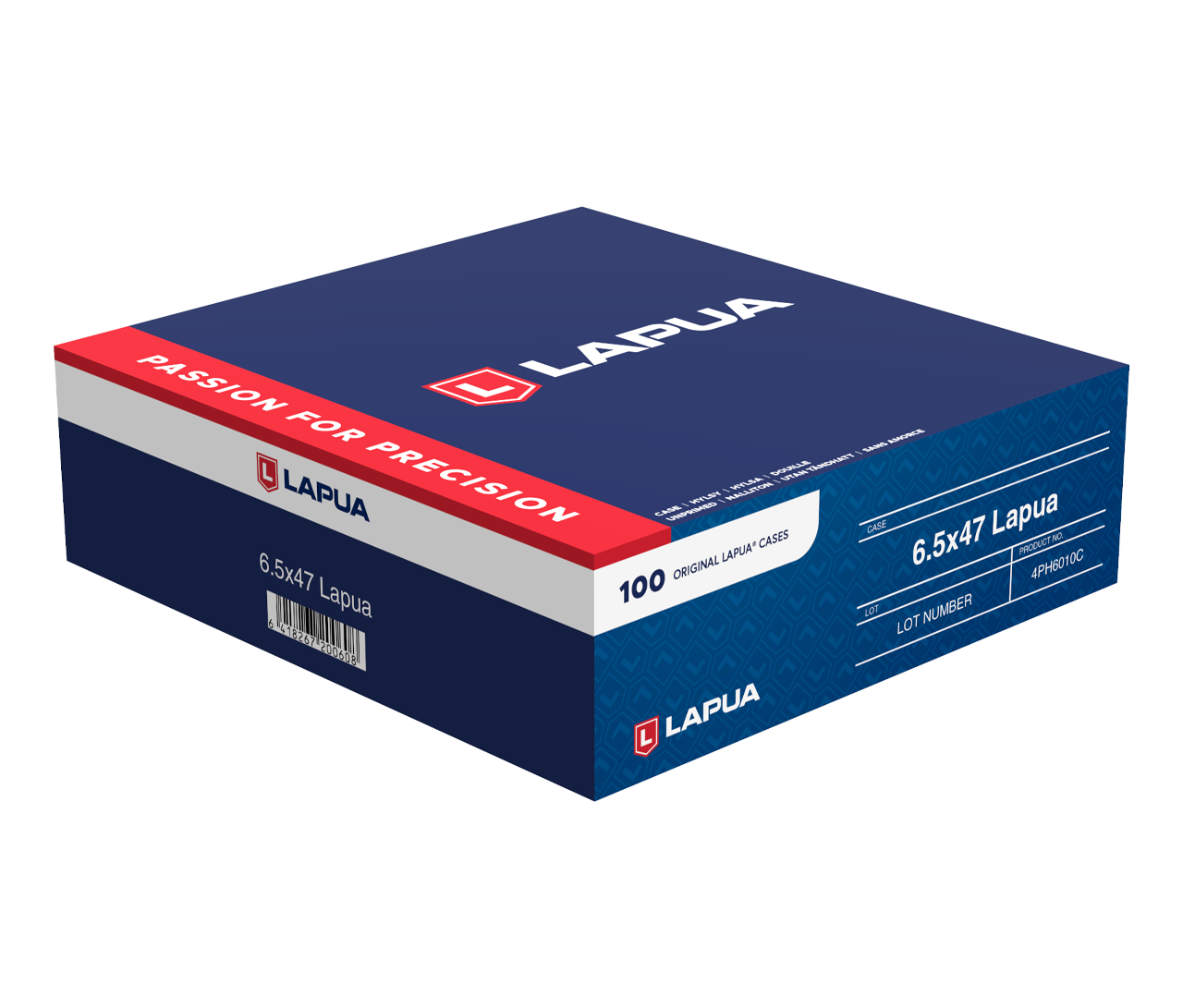 Lapua: 6.5x47 Lapua Cases, Unprimed, 100/Box