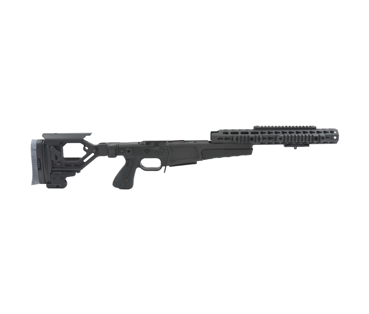 Accuracy International: AX AICS Chassis, Rem 700 SA - 13", Blk