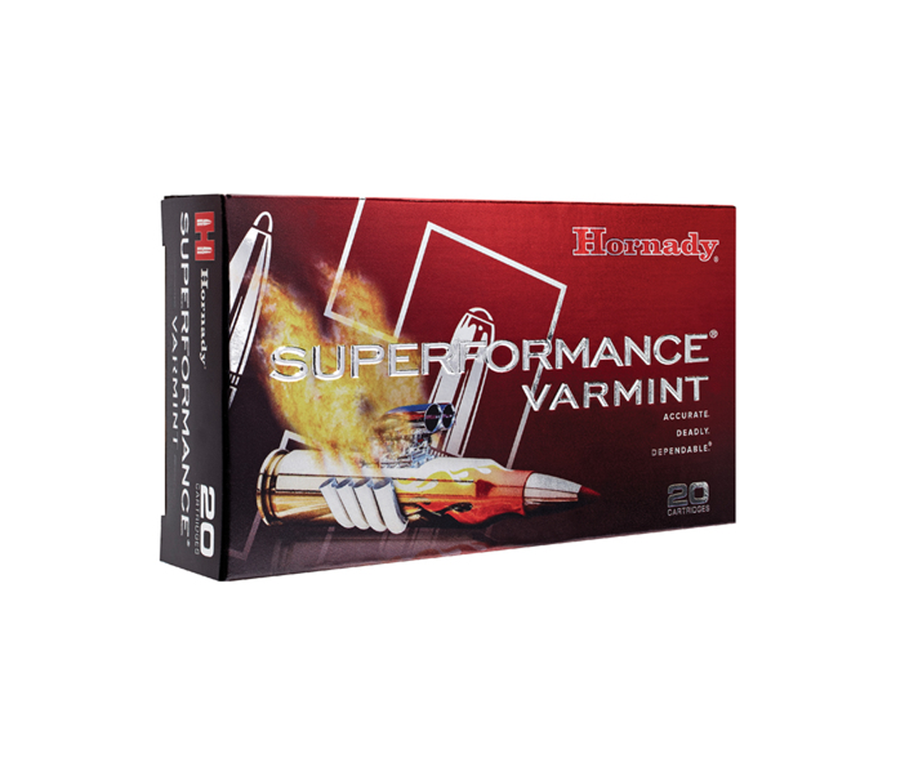 Hornady: 22-250, V-MAX Superformance, 50gr, 20/Box
