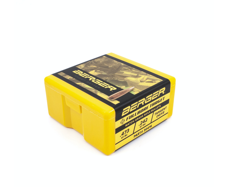 Berger 30416: 30 Cal. 155.5gr Match Fullbore, 100/Box