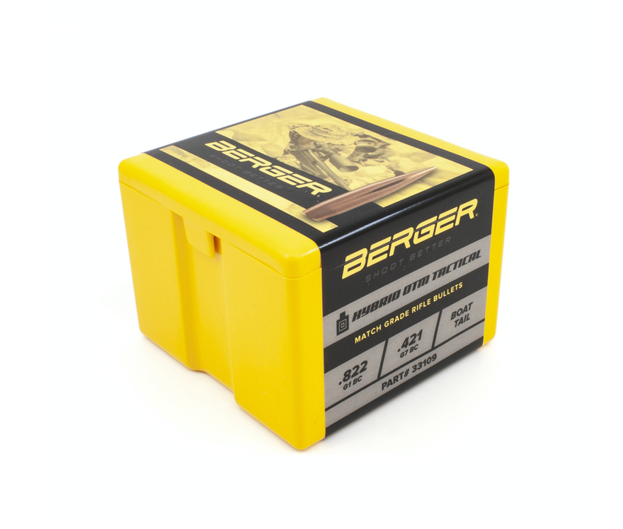 Berger 33109: 338 Cal 300gr Hybrid OTM Tactical, 100/Box