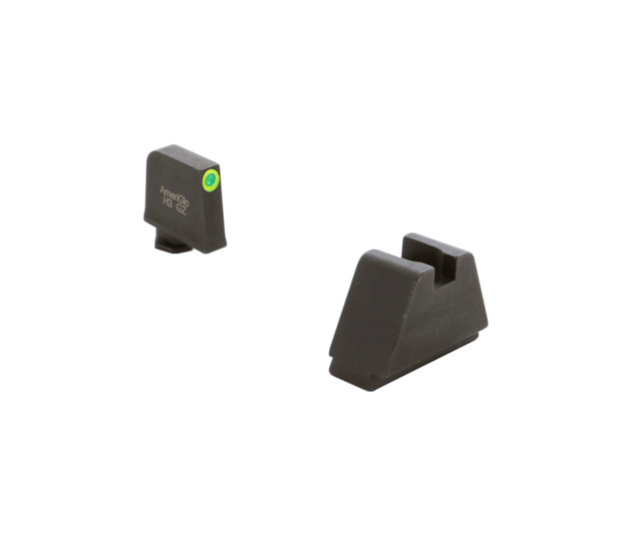 Ameriglo GL-682:  5XL Optic Compatible Sight Set for GLOCK® Pistols - Green