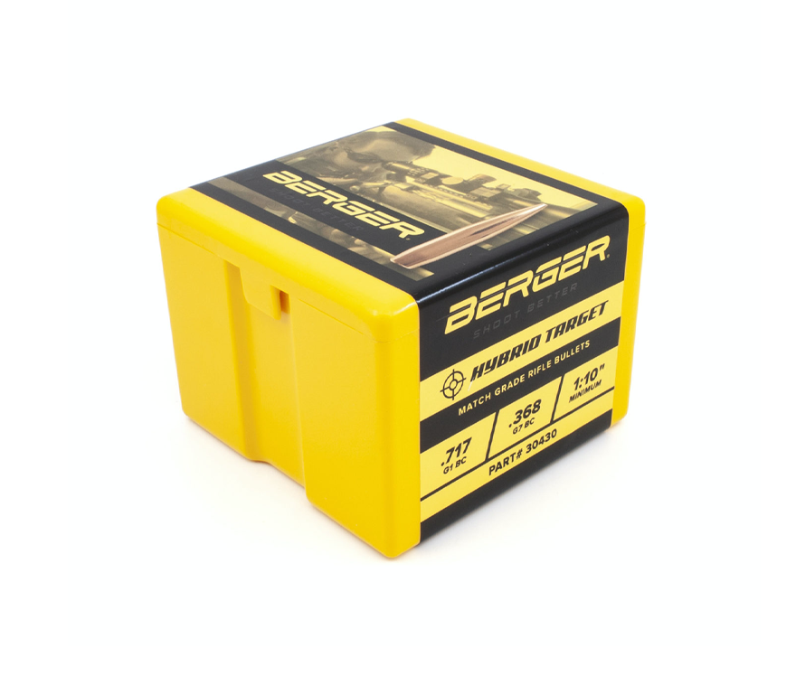 Berger 30730: 30 Cal 230gr Match Hybrid Target, 250/Box
