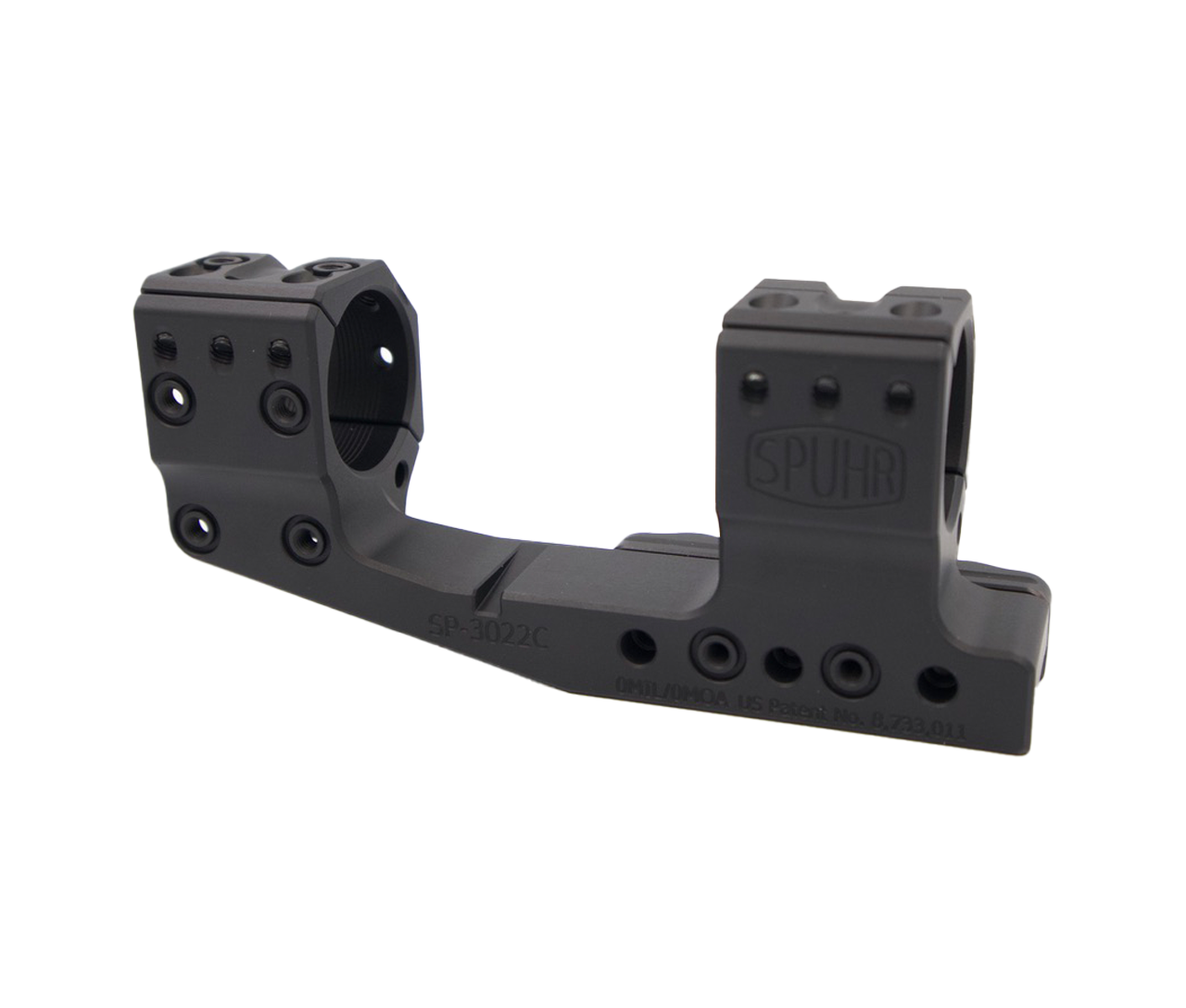 Spuhr SP-3022C: 30mm Cantilever Mount 0 MOA - 1.5" Gen 3