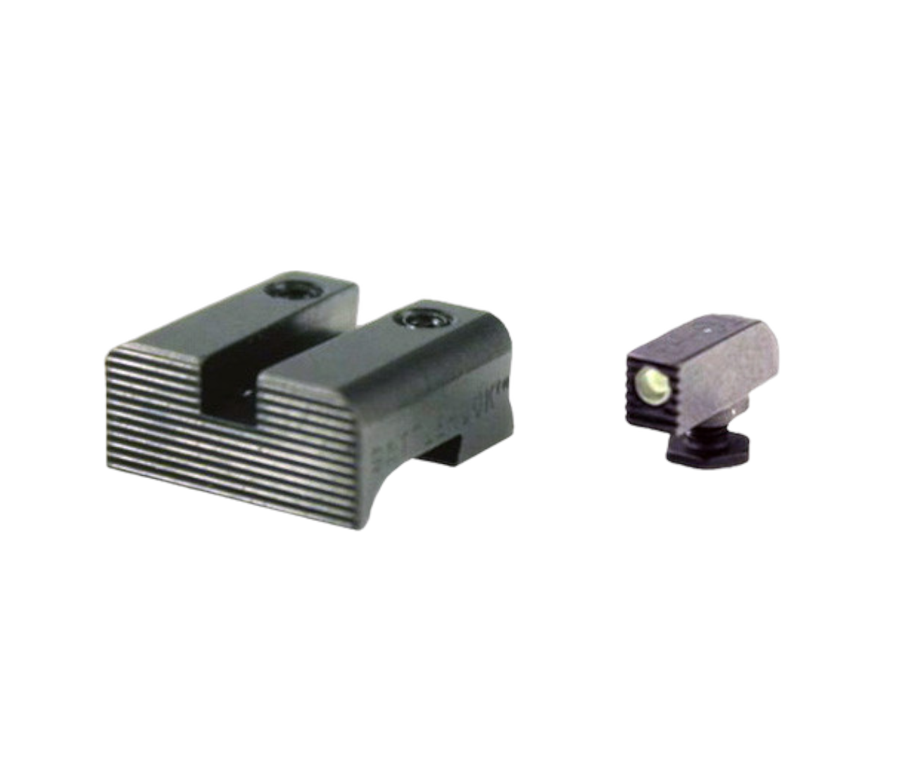 Battlehook H-KB04: Ultra Carry Sight Set for GLOCK® Pistols - Tritium Front, Black rear
