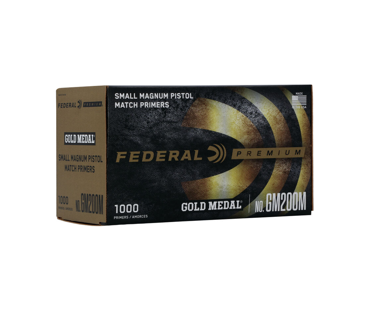 Federal: Gold Medal Center Fire Primer, Small Magnum Pistol Match, #200, 1000/Box