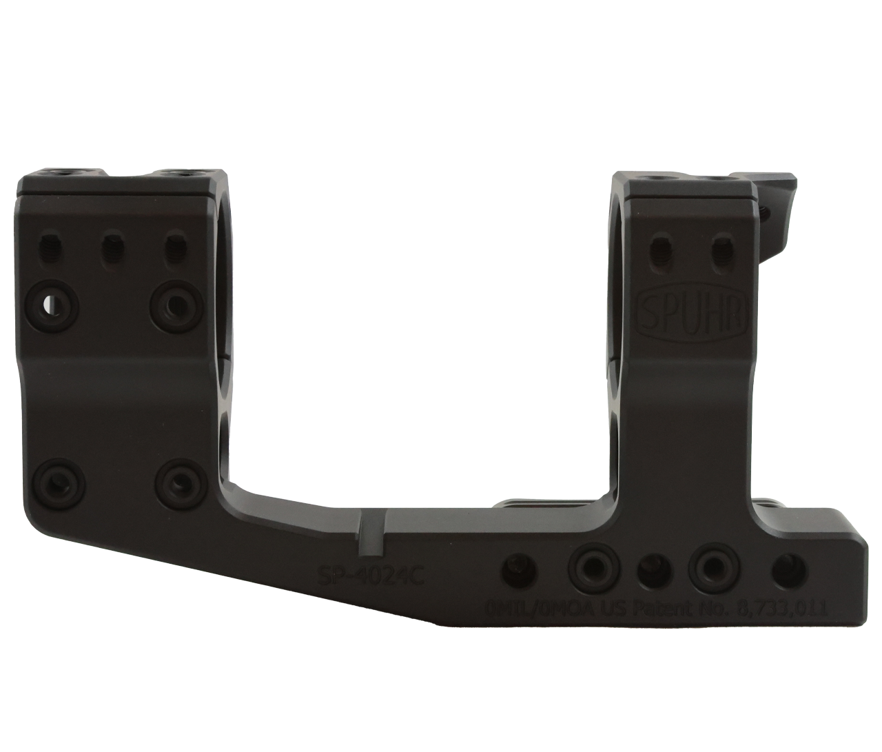 Spuhr SP-4024C: 34mm Cantilever Mount 0 MIL - 1.89" Gen3