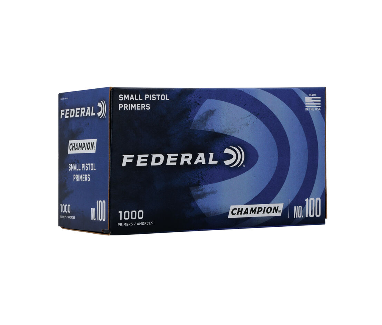 Federal: Champion Small Pistol Primers NO. 100, 1000/Box