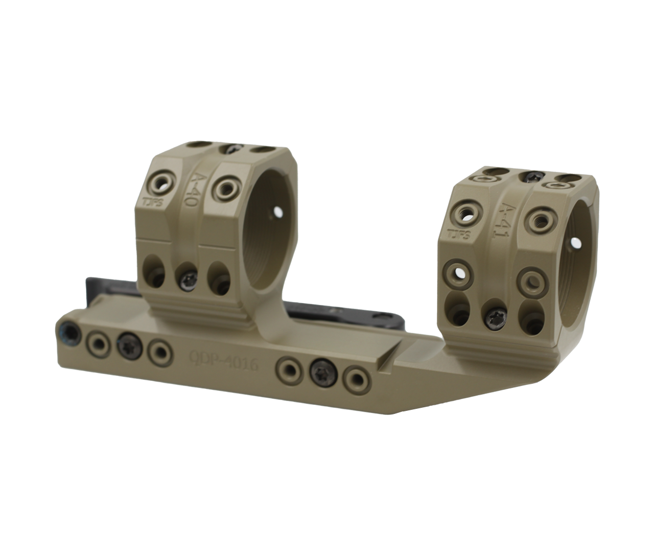 Spuhr QDP-4016 FDE: 34mm Cantilever Scope Mount 0 MOA - 1.5" Quick Detach