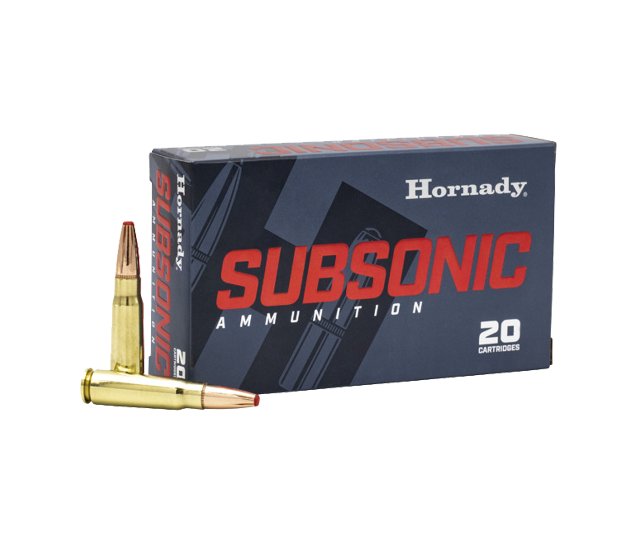 Hornady: 7.62x39, 255gr, Sub-X® Subsonic, 20/Box