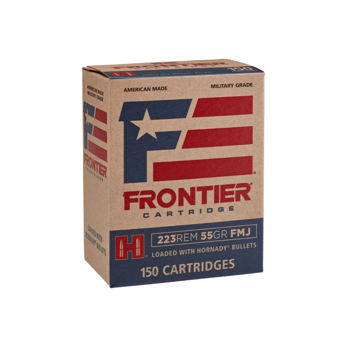 Hornady: Frontier®, .223 Remington, 55gr FMJ, 150/Box