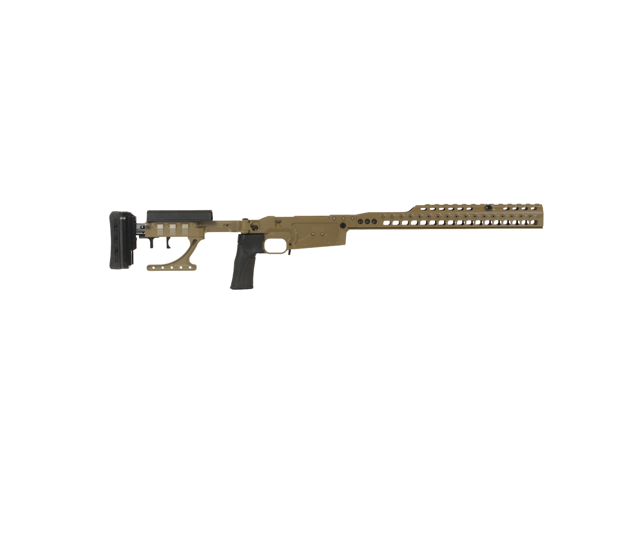 Spuhr: SICS - Spuhr Ideal Chassis System, FDE, 16" - Rem 700 CIP