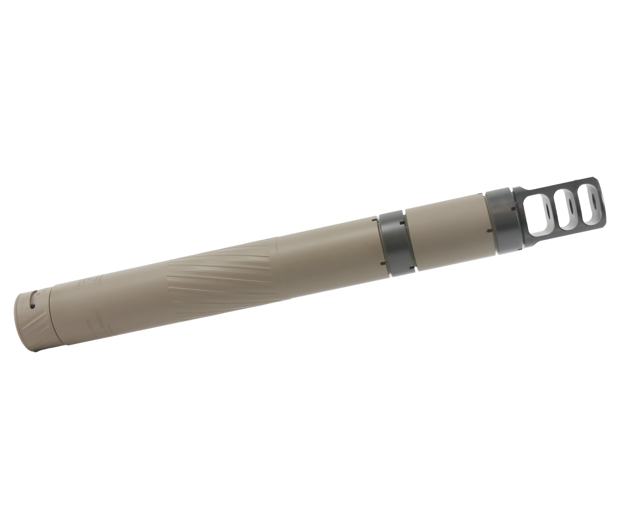Thunder Beast: Ultra 50 Suppressor - .50 Caliber, FDE