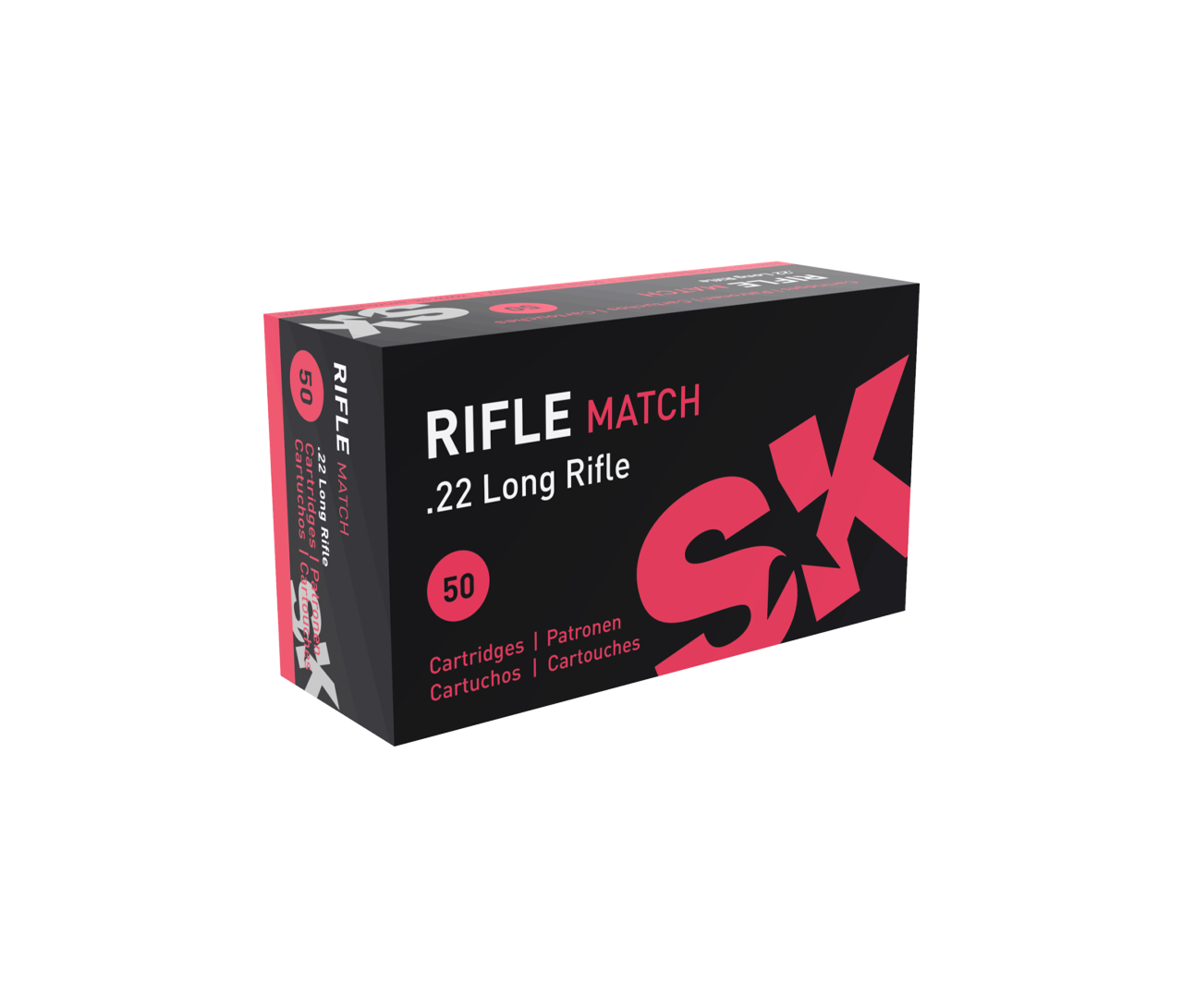 SK Ammo: .22 LR Rifle Match, 5000 Round Case