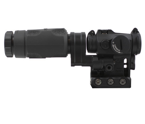 Spuhr RDF-20291KIT: RDF-20291K Aimpoint T-2 Mount 74 mm/2.91", T-2 Red Dot & 3XMag-1™ Magnifier