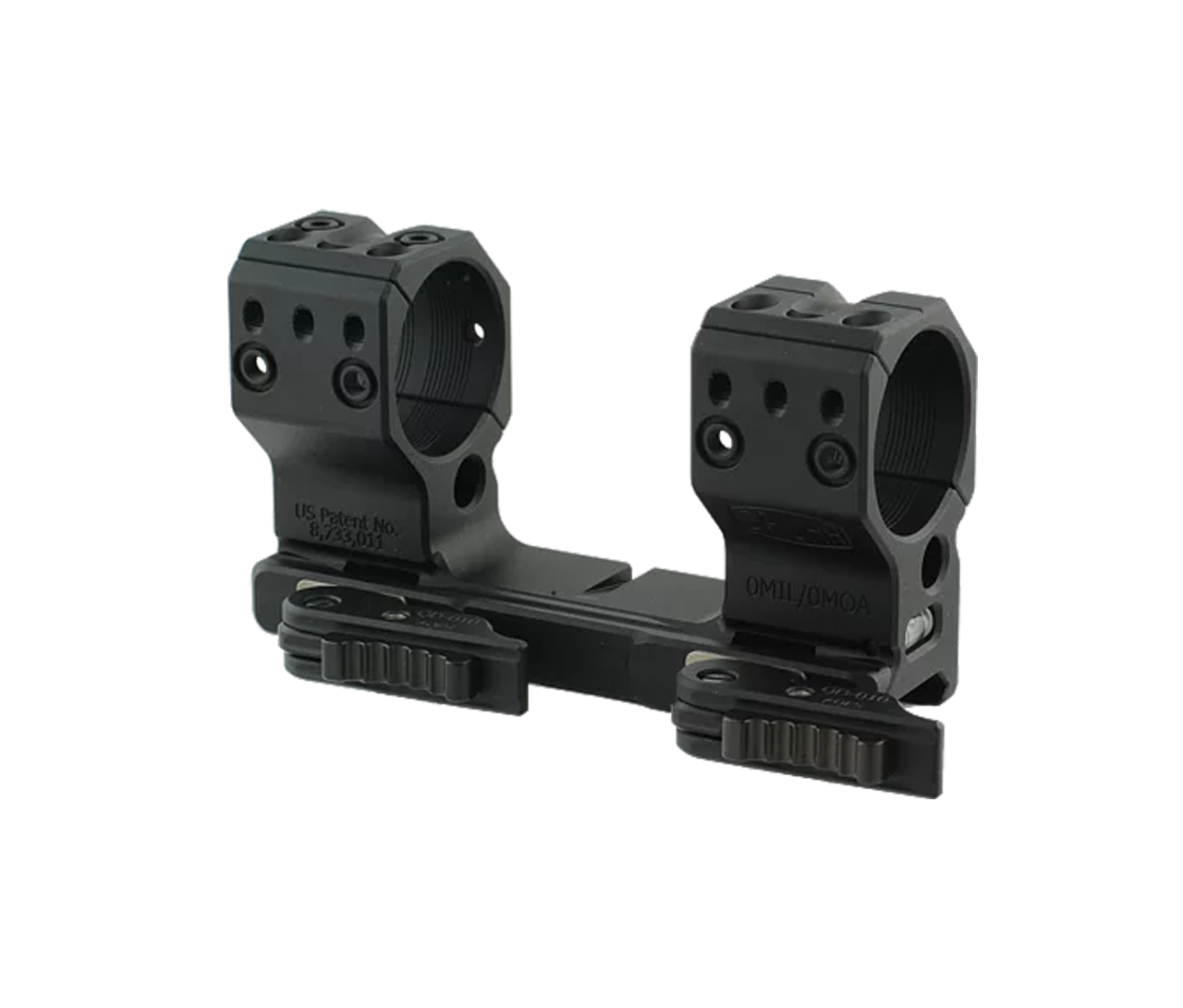 Spuhr QDP-4008: 34mm Picatinny Mount 0MIL/0MOA - 1.732"