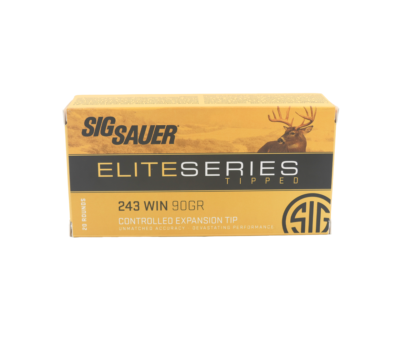 Sig Sauer: 243 Win, 90gr Elite Series, Tipped, 20/Box