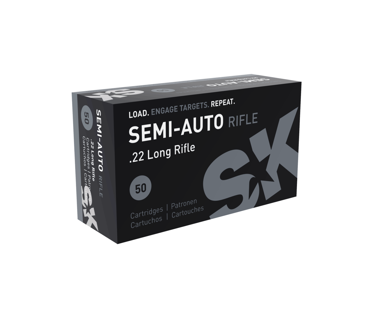 SK Ammo: .22 LR Semi-Auto Rifle, 500 Round Brick