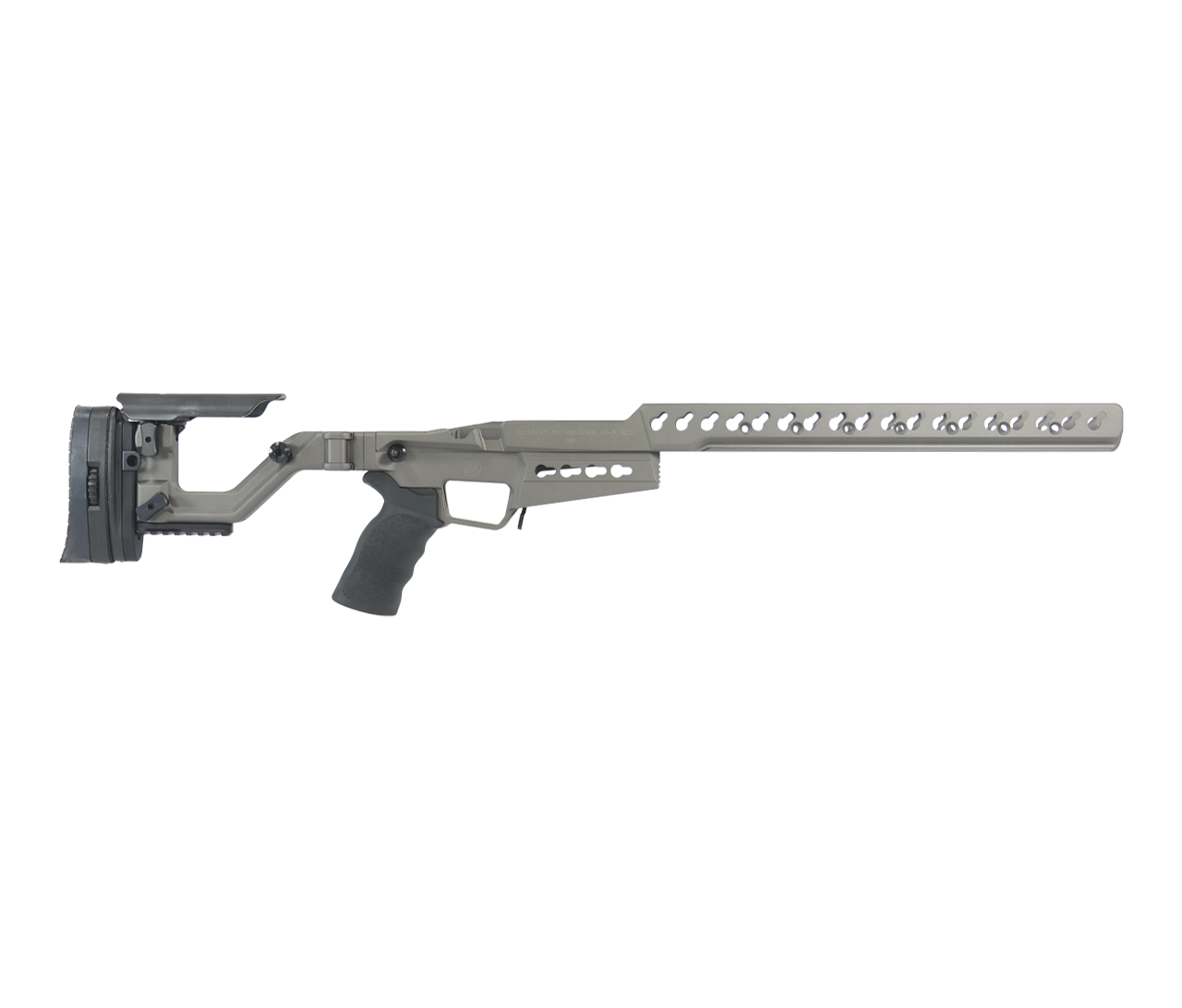 Accuracy International: AT-X AICS, Remington 700 SA, Short Upper Chassis, Folding, Tungsten