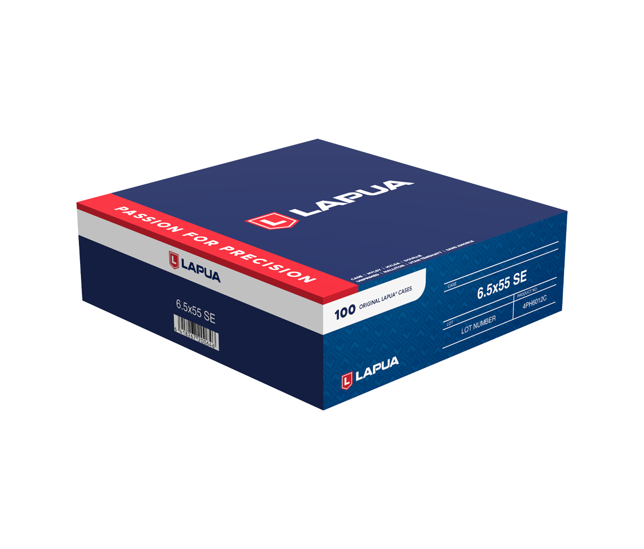 Lapua: 6.5x55 Mauser SE Case, 100/Box