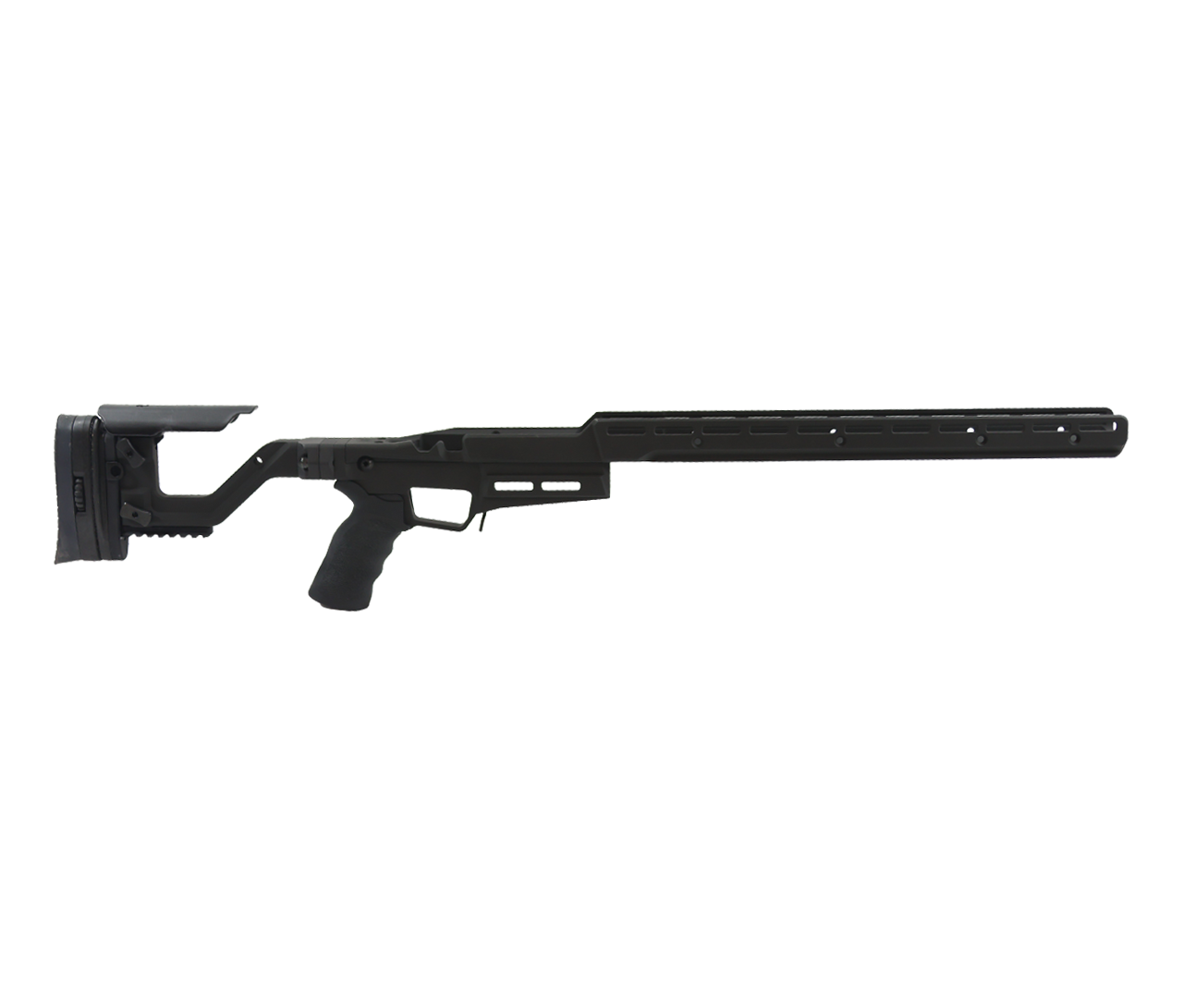 Accuracy International: AT-X AICS, Remington 700 SA, Long Upper Chassis, M-LOK, Black