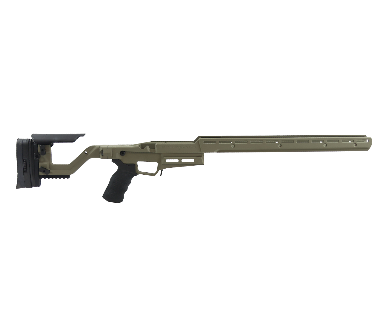 Accuracy International: AT-X AICS, Remington 700 SA, Long Upper Chassis, M-LOK, Sage Green