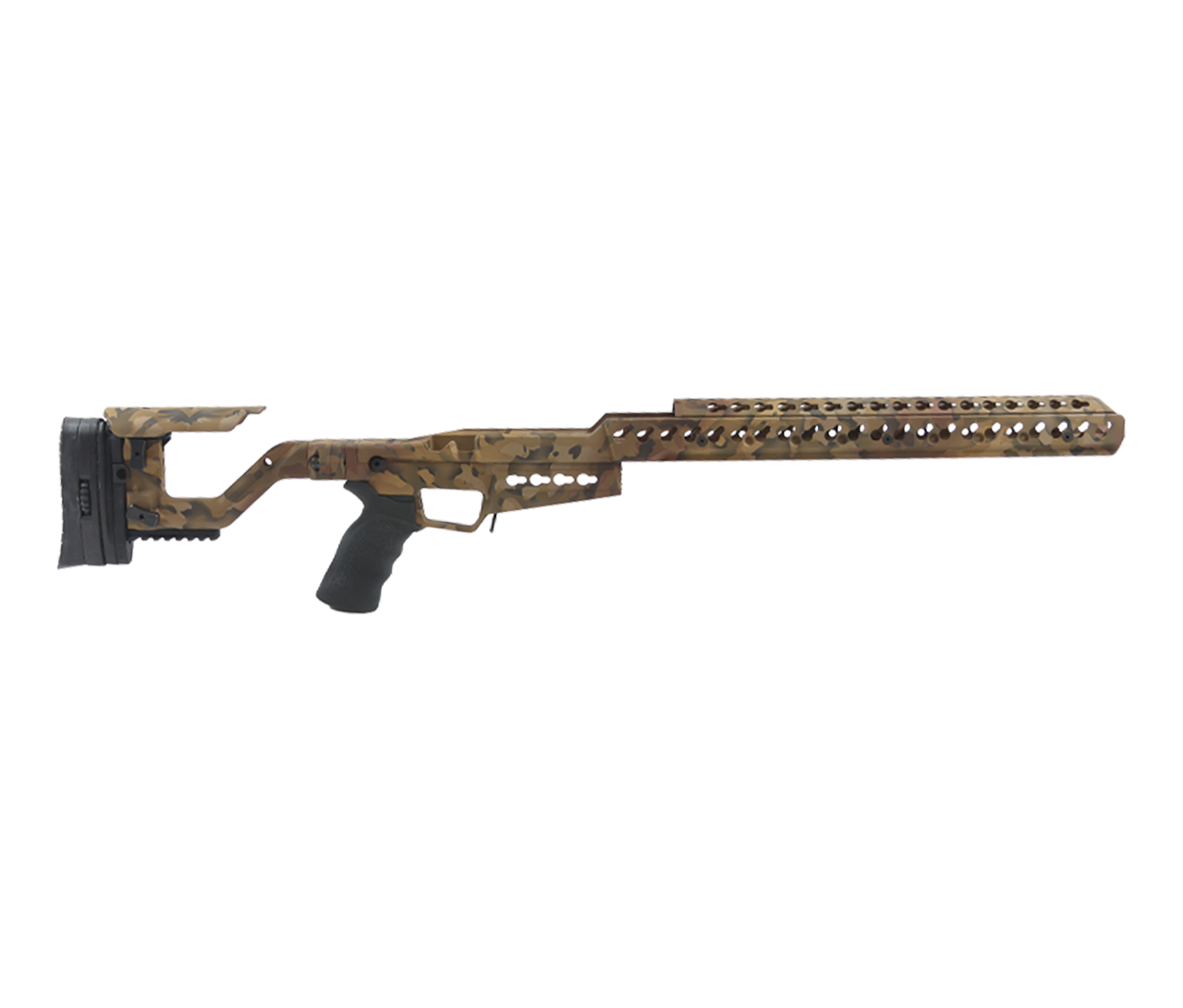 Accuracy International: Lurk 5280 AT-X AICS, Remington 700 SA, 16" Chassis, Fixed,  w/ Long Bridge