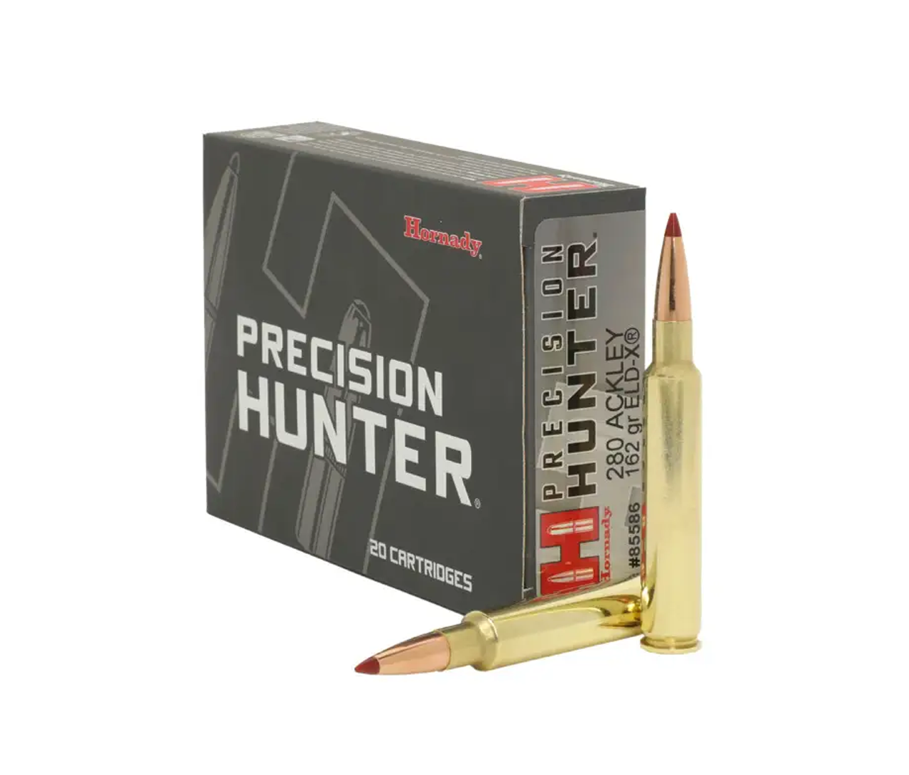 Hornady: 280 Ackley, 162gr ELD-X®, Precision Hunter®, 20/Box