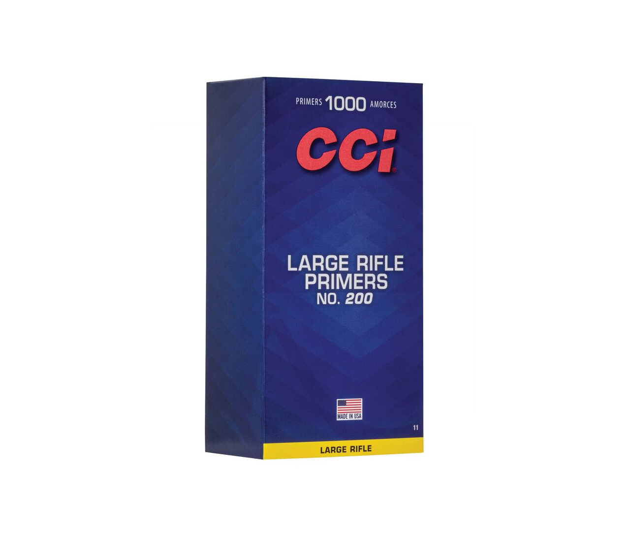 CCI: No. 200, Standard Rifle Primer, Large Rifle, 1000/Box
