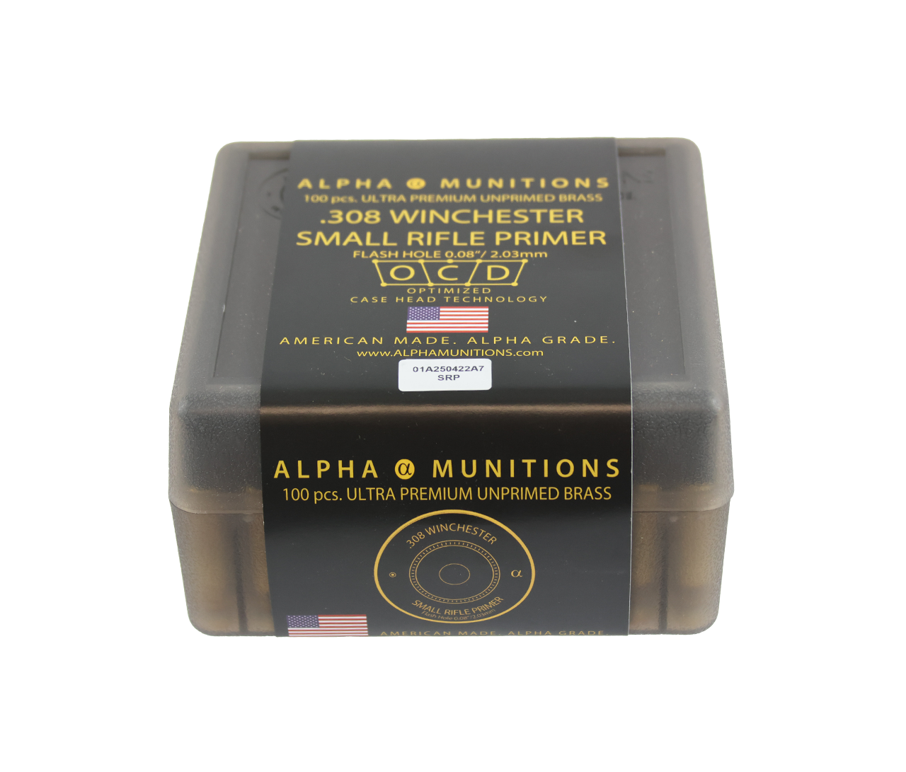 Alpha Munitions: .308 Winchester, SRP, 100/Box