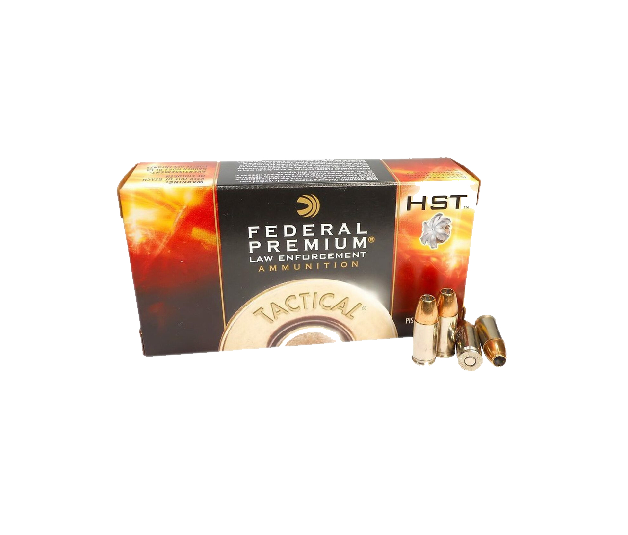 Federal: Tactical®, 9mm, 124gr HST®, HP, 50/Box