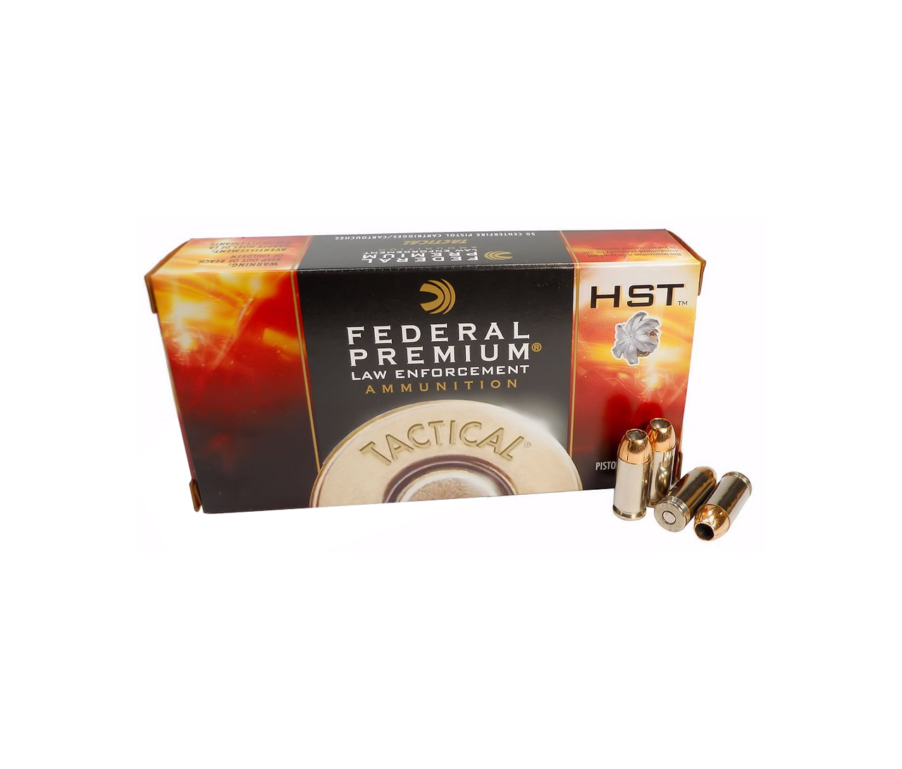 Federal: Tactical®, .40 S&W, 180gr HST, 50/Box