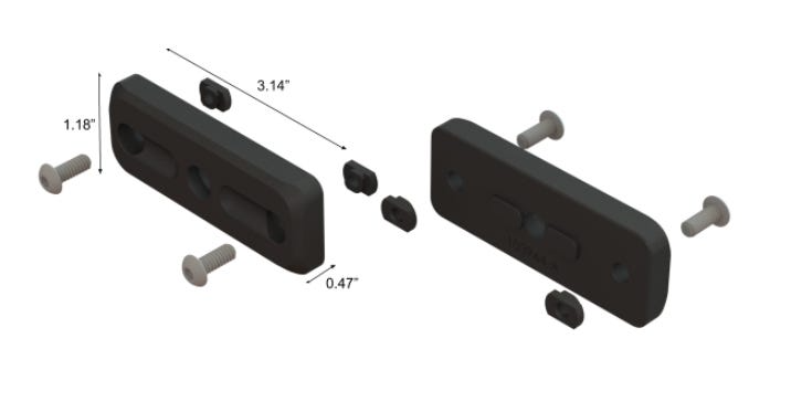 MDT Exterior Forend Weight M LOK Gen 2 (Pair), MDT: Creedmoor Sports Inc.