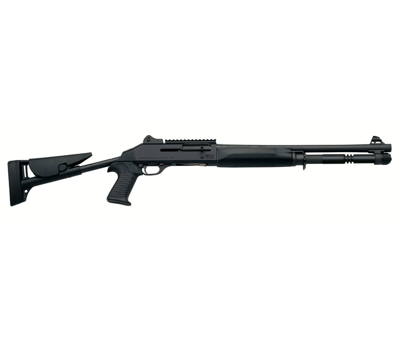 Image of Benelli M1014 Tactical Shotgun, 12ga, Pistol Grip, Non-Collapsible 18.5"