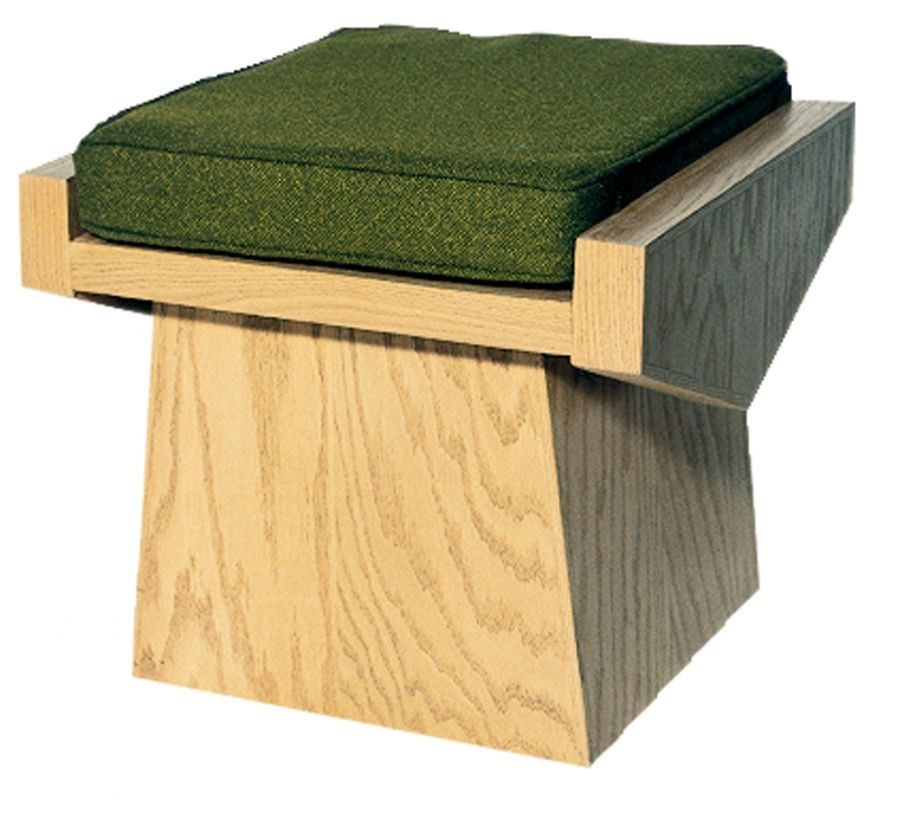 200 Acolyte Stool Oak Multiple Finishes Available Holy Land Art