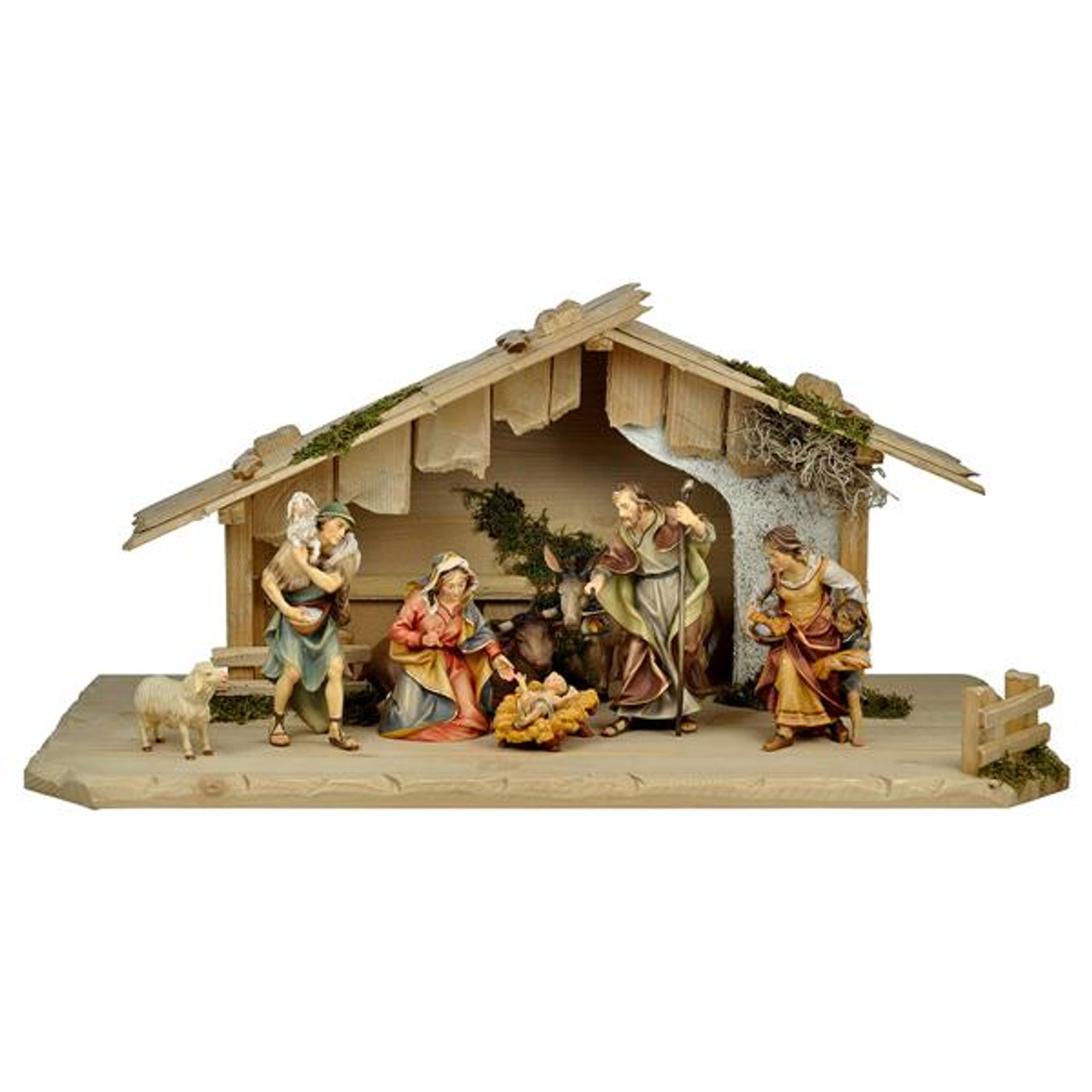 10-Piece Ulrich Nativity Set | Hand Carved in Italy | Multiple Sizes ...